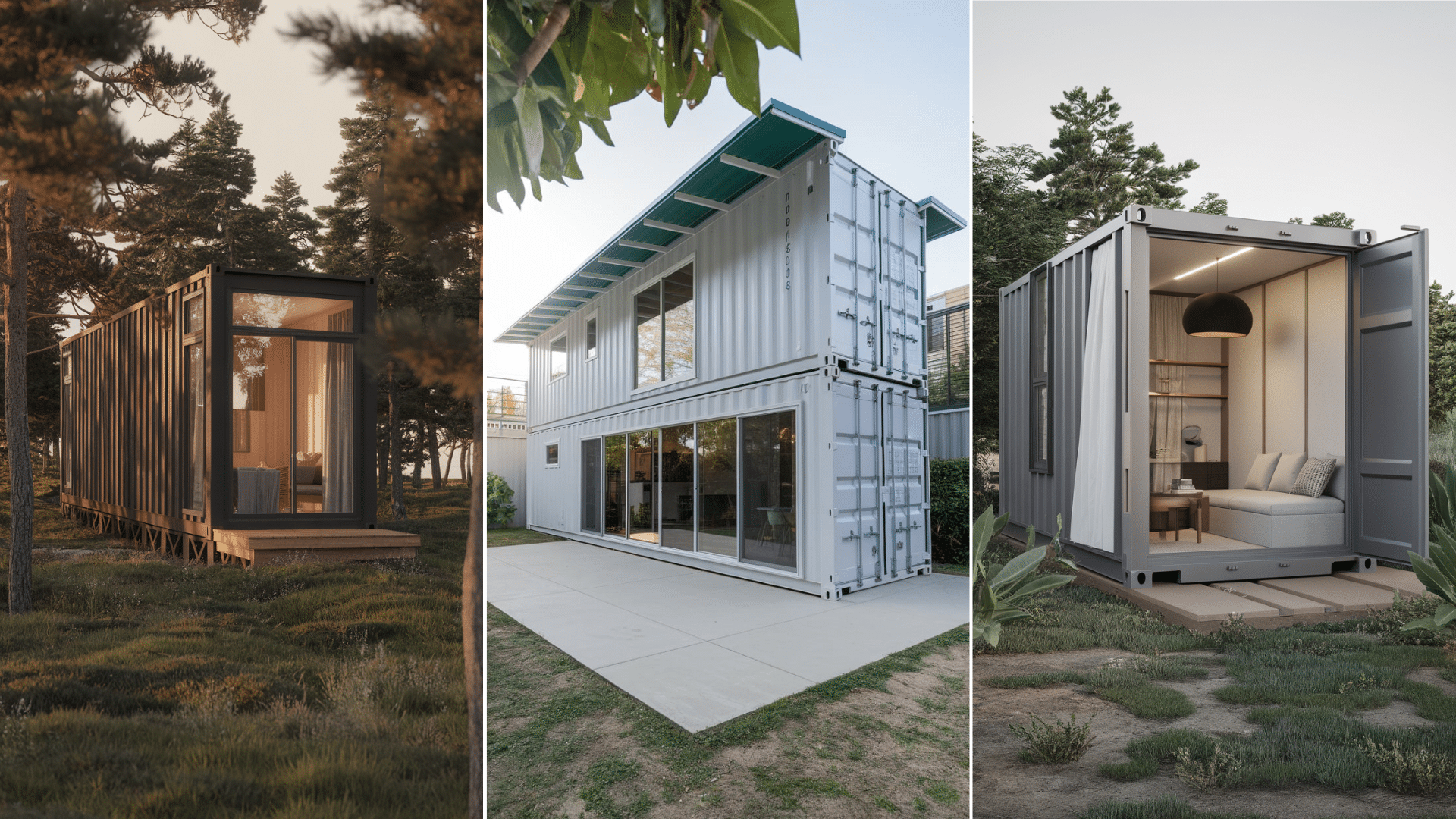 types of container homes